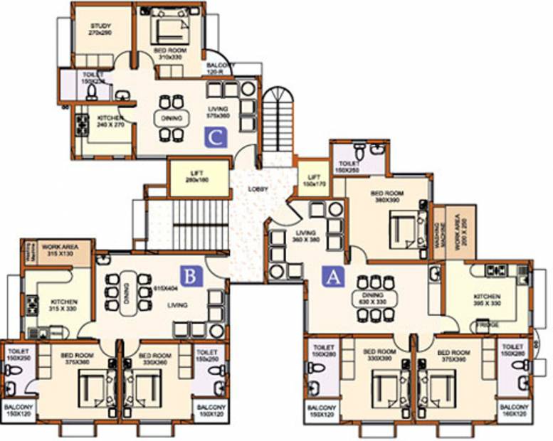 Images for Cluster Plan of Alpine Homes India Heights