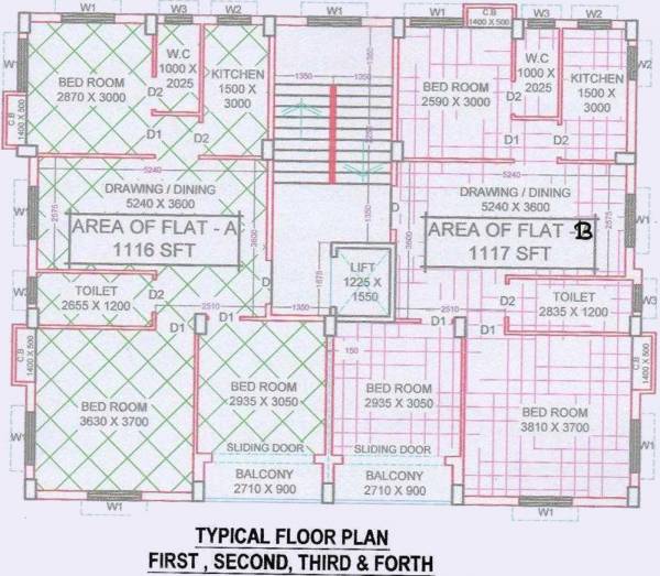 Images for Cluster Plan of Oiendrila Moni Twins