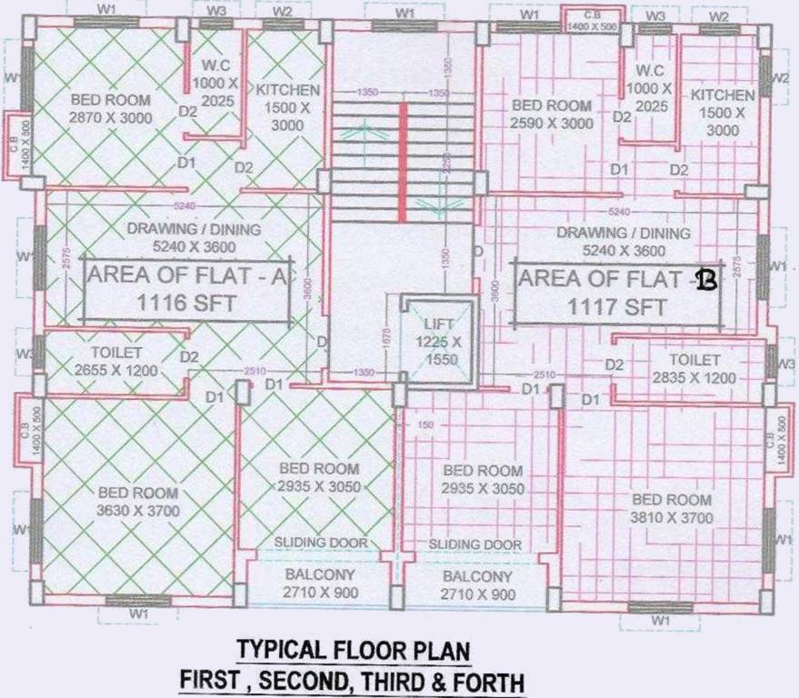 Images for Cluster Plan of Oiendrila Moni Twins