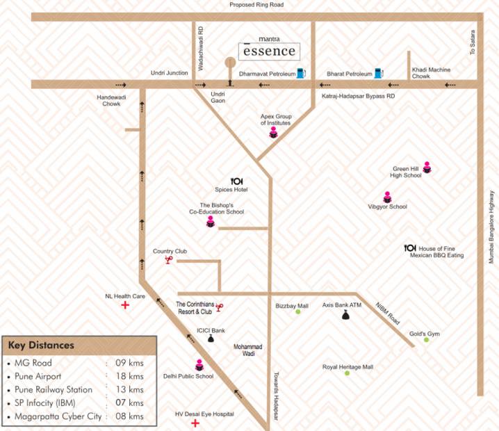  essence Images for Location Plan of Mantra Essence