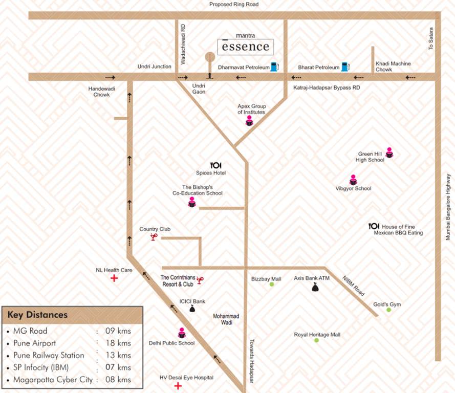essence Images for Location Plan of Mantra Essence