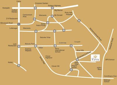  viva Images for Location Plan of Pristine Viva