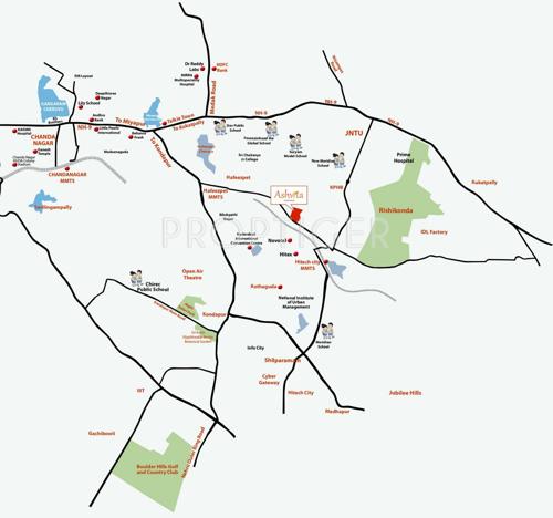  ashvita Images for Location Plan of Mahindra Ashvita