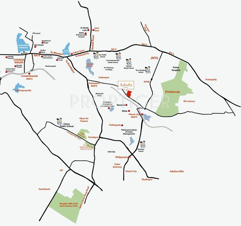  ashvita Images for Location Plan of Mahindra Ashvita