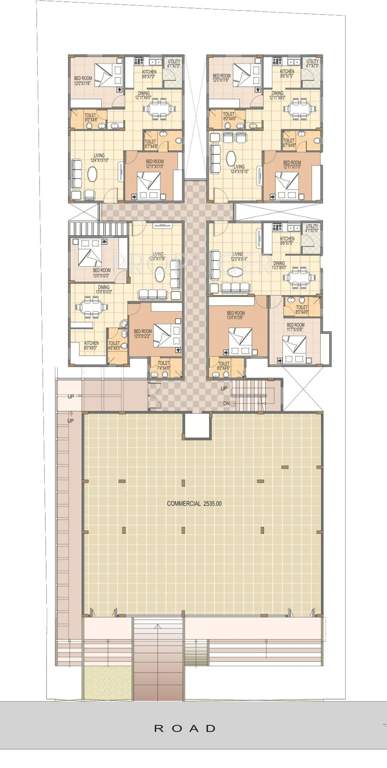 Images for Cluster Plan of CVR Infra Noves Square