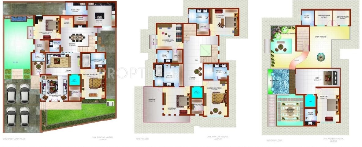 Images for Cluster Plan of Vardhman Group Pratap Nagar Bungalow