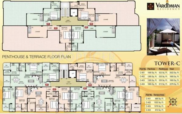Images for Cluster Plan of Vardhman Group Vardhman Residency