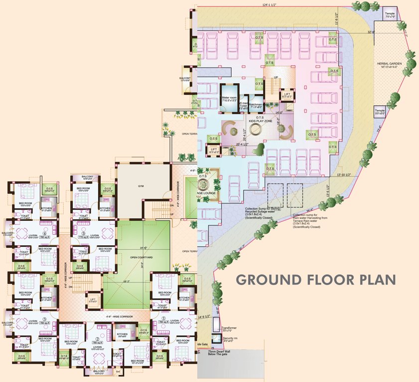  paradise Images for Cluster Plan of Devi Paradise