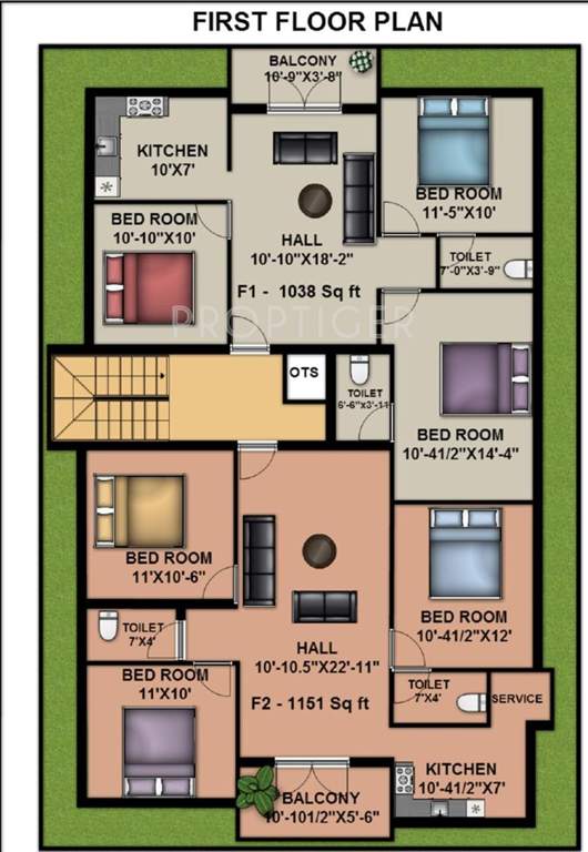 Images for Cluster Plan of Geejay Masthan Mahal