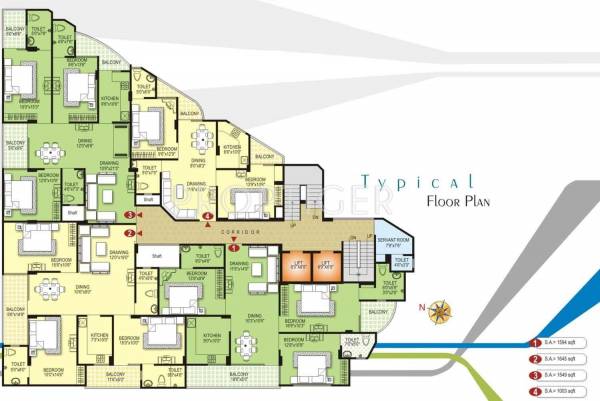 Images for Cluster Plan of Vardhman Group Western Heights Images for Cluster Plan of Vardhman Group Western Heights