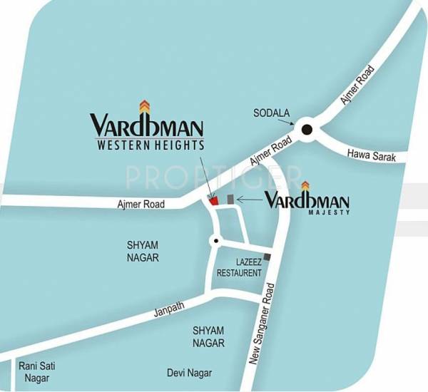 Location Plan Vardhman Group Western Heights Location Plan