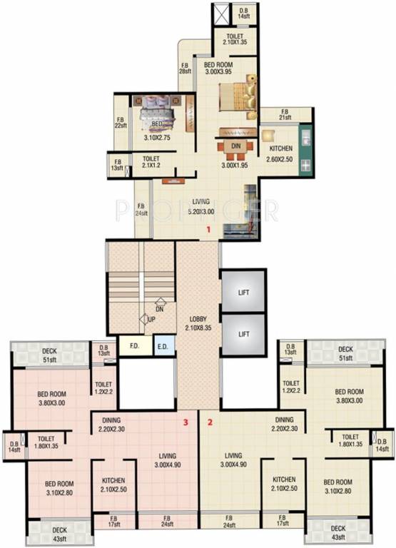 Images for Cluster Plan of Bhoomi Maple Hills