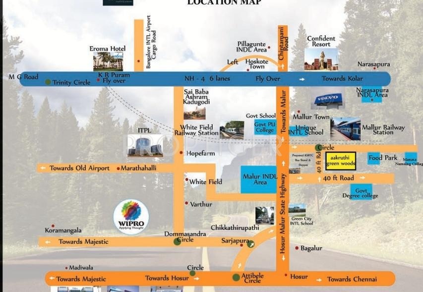 Images for Location Plan of Aakruthi Green Woods