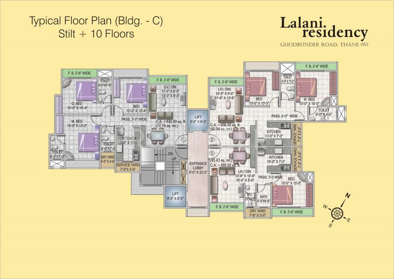 Images for Cluster Plan of Lalani Residency