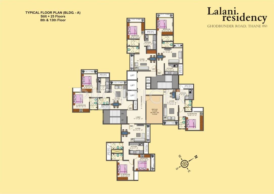 Images for Cluster Plan of Lalani Residency