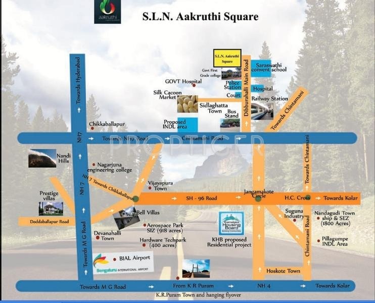 Images for Location Plan of Aakruthi SLN Aakruthi Square