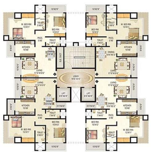  anandvan Typical Floor Plan