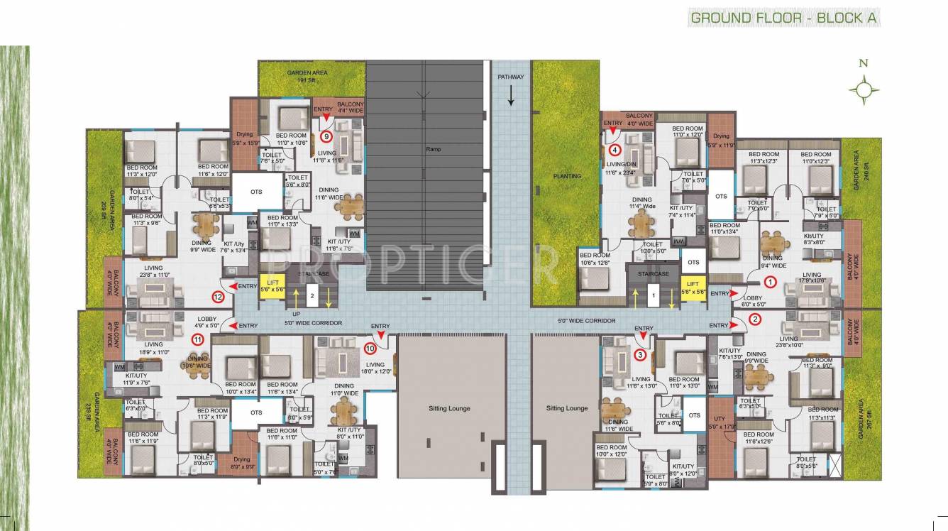 kalpavruksha BLOCK A Cluster Plan