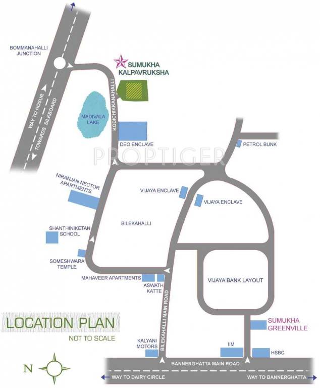 kalpavruksha Images for Location Plan of Sumukha Constructions Kalpavruksha