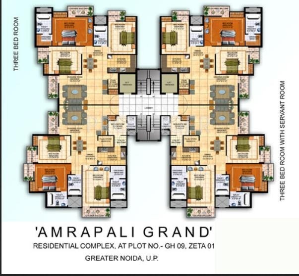 Images for Cluster Plan of Amrapali Grand