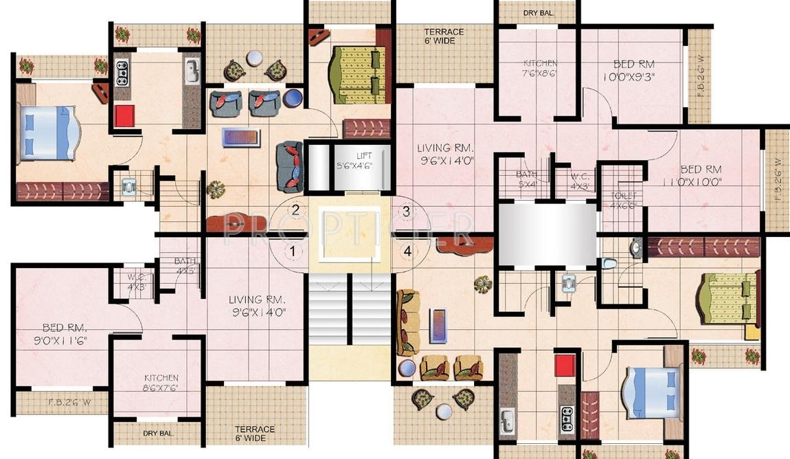 Images for Cluster Plan of Mohan Group Valley