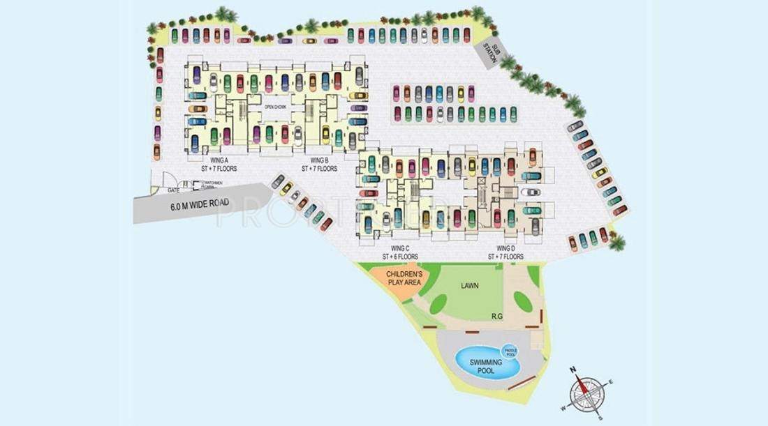 garden Images for Layout Plan of Neelsidhi Garden