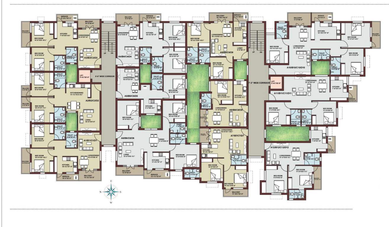 sree bhoomi neela enclave Sree Bhoomi Neela Enclave Cluster Plan
