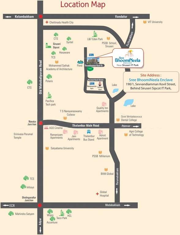 sree bhoomi neela enclave Images for Location Plan of SBN Sree Bhoomi Neela Enclave