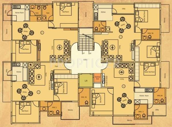 Images for Cluster Plan of Nakshatra Upscale Platinum Picassa