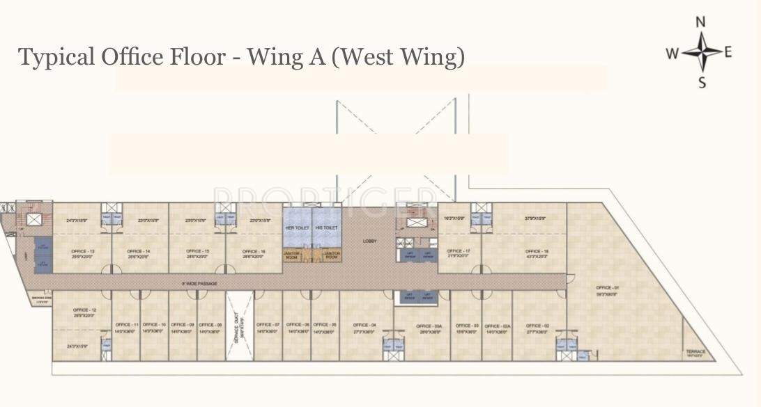  city vista Cluster Plan