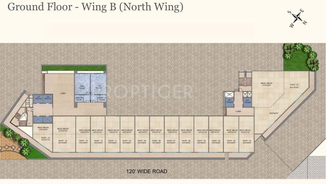  city vista Cluster Plan