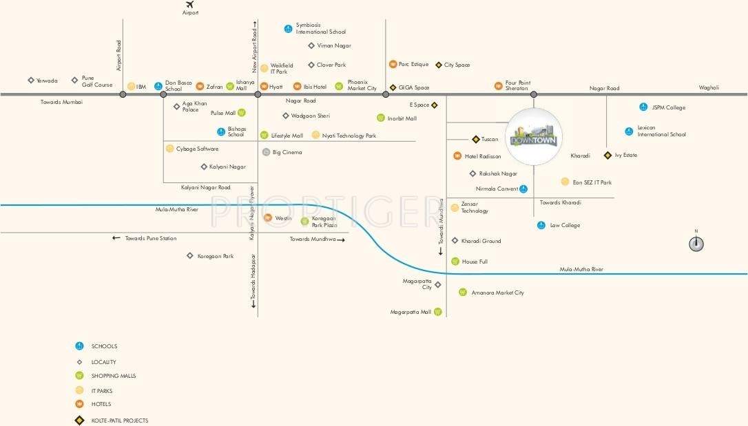  city vista Images for Location Plan of Kolte Patil City Vista