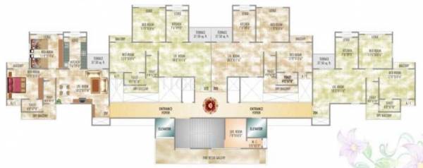 Images for Cluster Plan of Sunny Buildtech Orchid Residency Images for Cluster Plan of Sunny Buildtech Orchid Residency