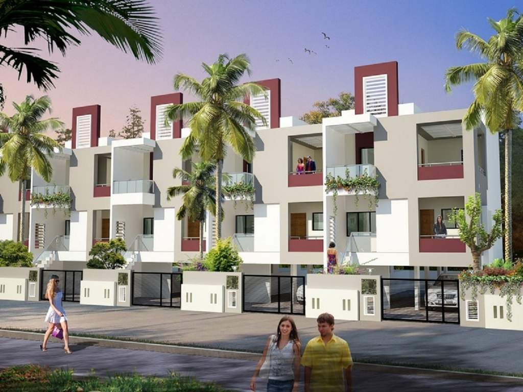  sai sara row house Elevation