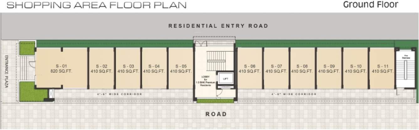 aster studio apartments Images for Cluster Plan of DN Aster Studio Apartments