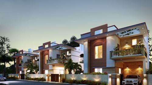  shubh-aarambh-villas Images for Elevation of Kalky Infracon Pvt Ltd Shubh Aarambh Villas