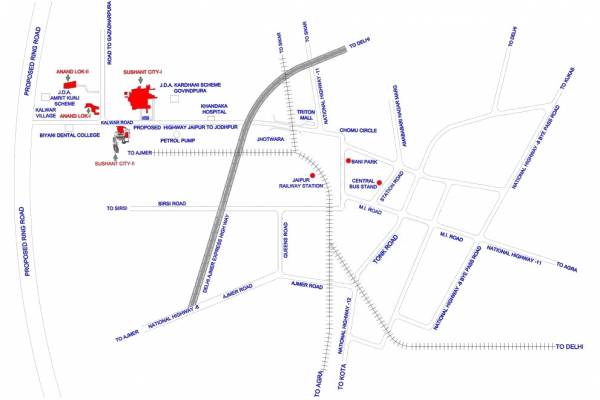  splendor-homes Location Plan