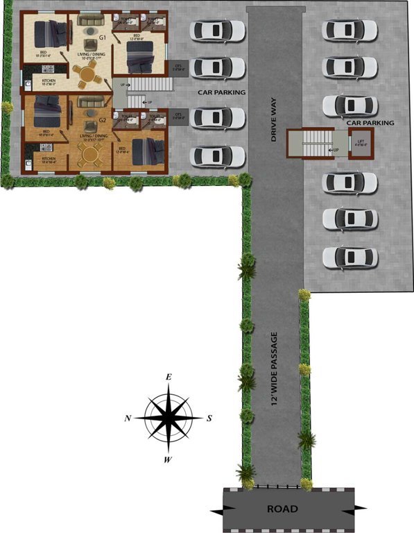 Images for Cluster Plan of Diamond Nandhu