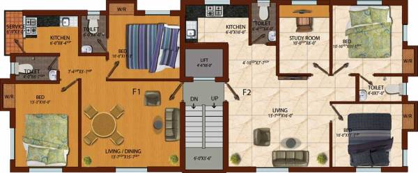 Images for Cluster Plan of Diamond Nandhu
