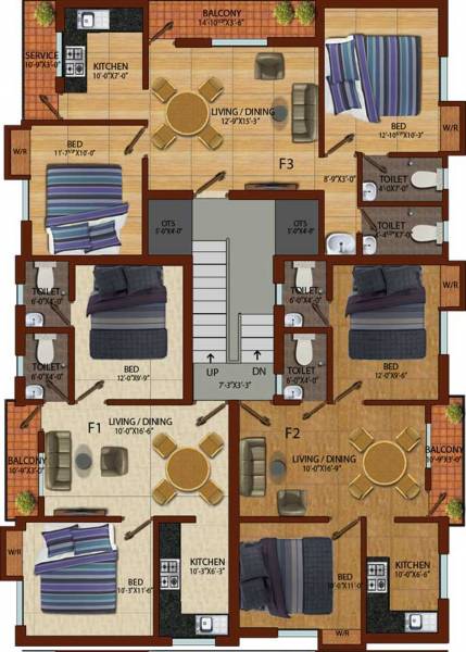 Images for Cluster Plan of Diamond Nandhu