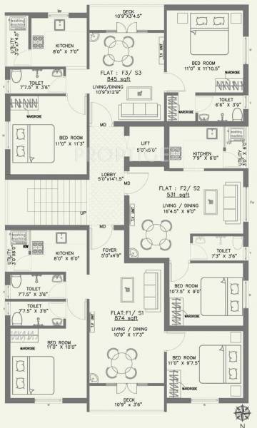 Images for Cluster Plan of Colorhomes Crest Images for Cluster Plan of Colorhomes Crest