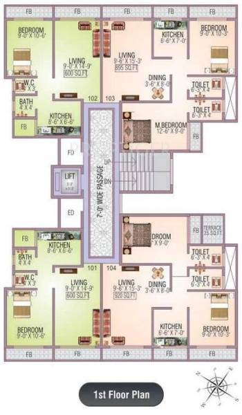 Images for Cluster Plan of Ekdant Ekdant Apartment Images for Cluster Plan of Ekdant Ekdant Apartment