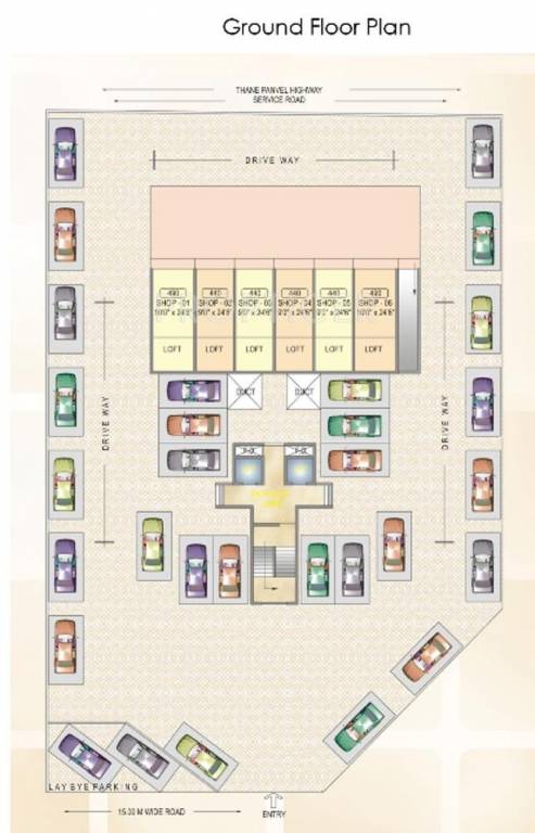 Images for Layout Plan of MK Vakratunda