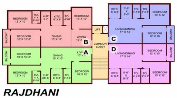 Tower A Cluster Plan rail-view Tower A Cluster Plan