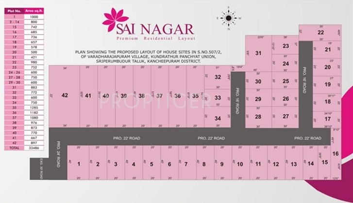 Images for Layout Plan of Platinum Sai Nagar