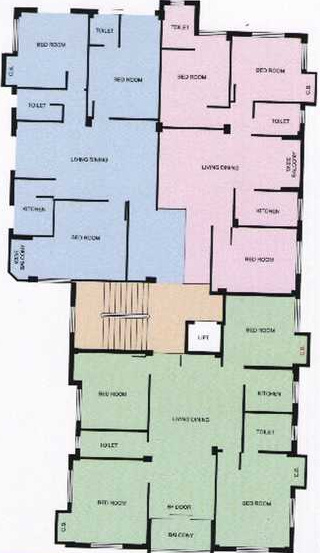 Tower A Cluster Plan ardeevin-apartments Tower A Cluster Plan