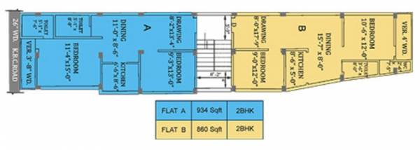  regency Tower A Cluster Plan