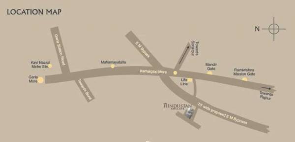 Location Plan hindustan-enclave Location Plan