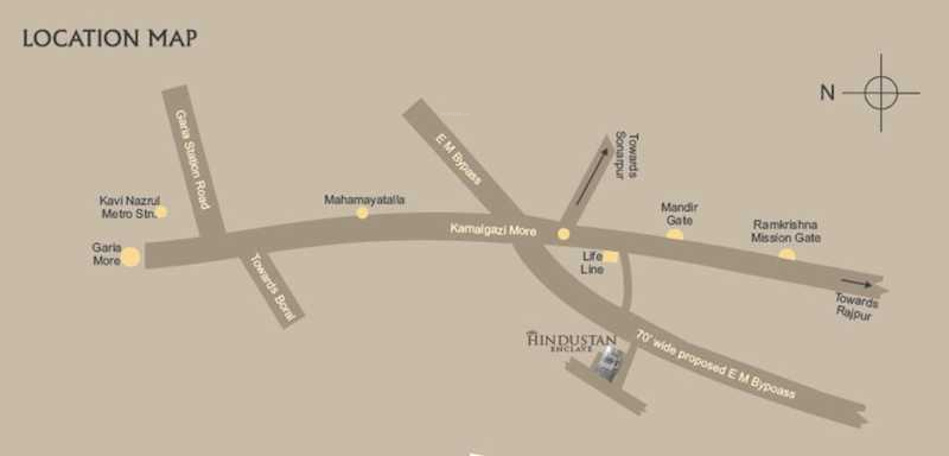  hindustan enclave Location Plan