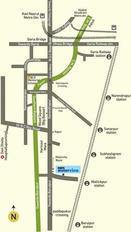  waterview Images for Location Plan of MBPS Waterview